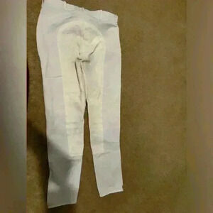 White show breeches